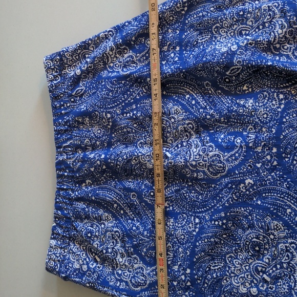 Isaac Mizrahi Live Always Isaac Size M Pull On Waist Bandana Paisley Skort - Picture 9 of 13